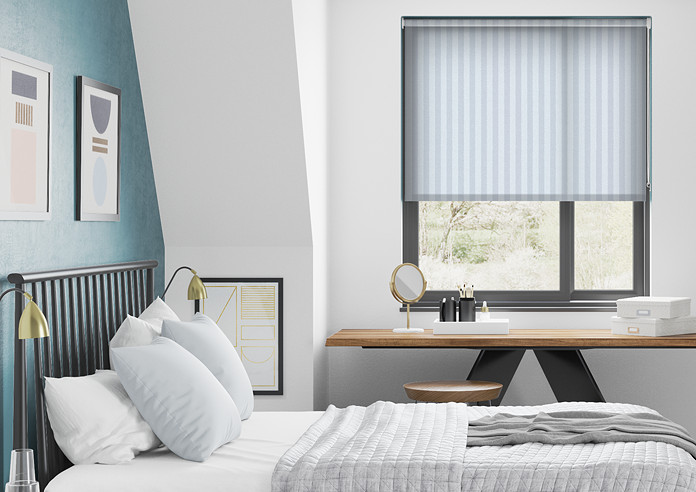 Linara SPC, Smoke - Twist&Fit Roller Blind - Image 3